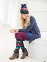 Colorwork Leg Warmers And Hat (Knit) thumbnail