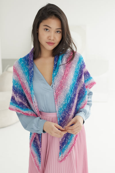 Sedona Triangle Shawl (Knit) - Version 2 – Lion Brand Yarn