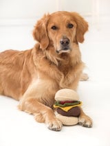Red Hook Cheeseburger Dog Toy (Crochet) thumbnail