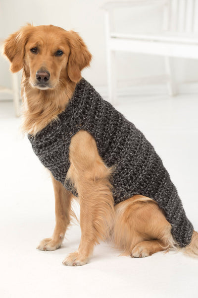 Marley Dog Sweater (Crochet) Version – Lion Brand Yarn
