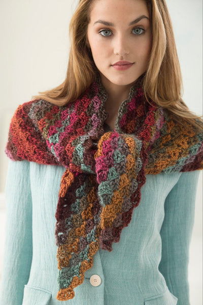 Bella Vista Shawl (Crochet) – Lion Brand Yarn