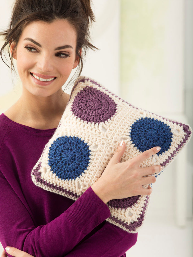 Crochet Motif Pillow