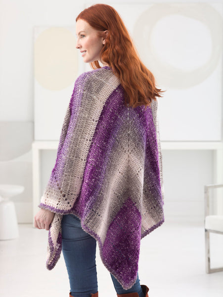 Triangle Ruana (Crochet) - Version 1 – Lion Brand Yarn