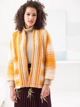 Sideways Cardigan (Crochet) thumbnail
