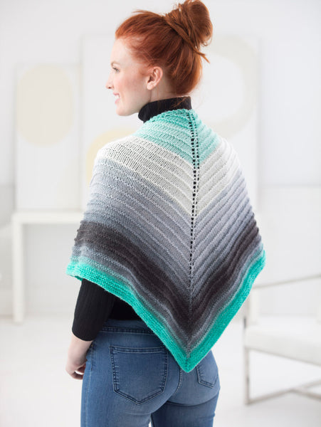 Eyelet Triangle Shawl (Knit) – Lion Brand Yarn