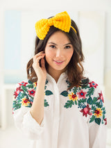 Crochet Bow Headband image 2 thumbnail