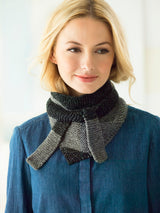 Color Tipped Triangle Scarf image 2 thumbnail