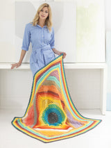 Roundabout Mandala Afghan - Version 1 image 2 thumbnail