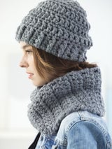 Fiona Hat And Cowl (Crochet) thumbnail