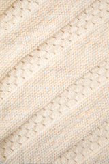 Diagonal Eyelet Baby Afghan image 2 thumbnail