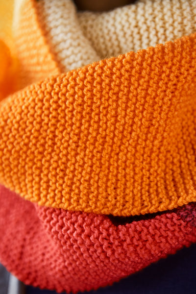 Seed and Garter Stitch Scarf (Knit) – Lion Brand Yarn