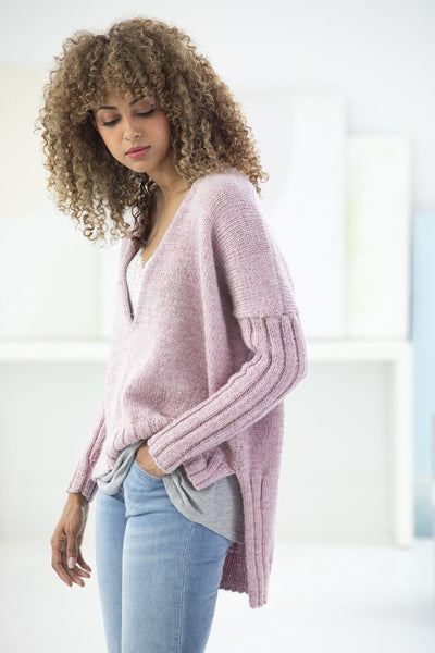 Cedar Hill Pullover (Knit) - Version 2 – Lion Brand Yarn