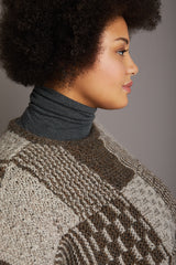 Stitch Pattern Poncho - Version 2 image 2 thumbnail