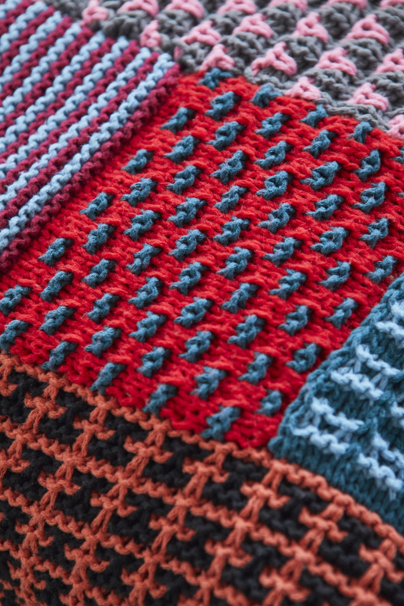 Slip Stitch Afghan (Knit)