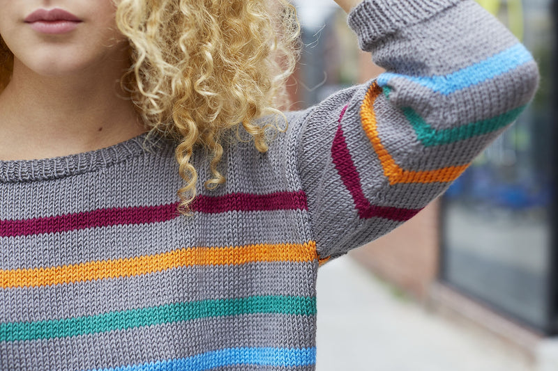Doreen Striped Pullover (Knit)
