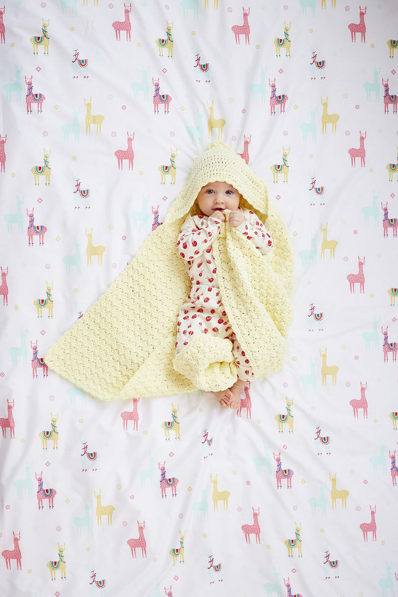Broomfield Hooded Baby Blanket (Crochet)