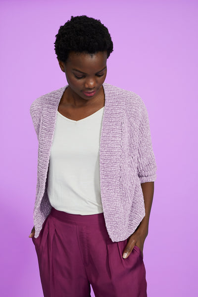 Camb Cropped Cardigan (Knit) – Lion Brand Yarn
