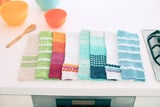 Contrast Cluster Stripe Dish Towel (Crochet) thumbnail