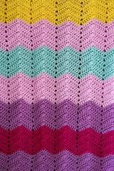 Rosy Ripple Afghan image 2 thumbnail
