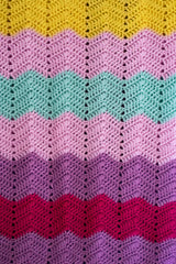 Rosy Ripple Afghan (Crochet) thumbnail