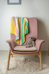 Sorbet Knit Baby Afghan image 2 thumbnail