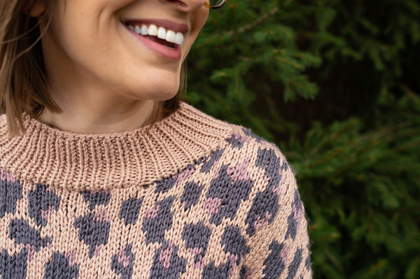 Leopard Sweater (Knit) – Lion Brand Yarn