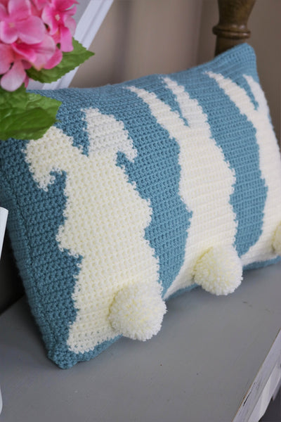 Bunny Pillow (Crochet) – Lion Brand Yarn