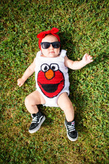 Fuzzy Hugs Baby Romper (Crochet) thumbnail