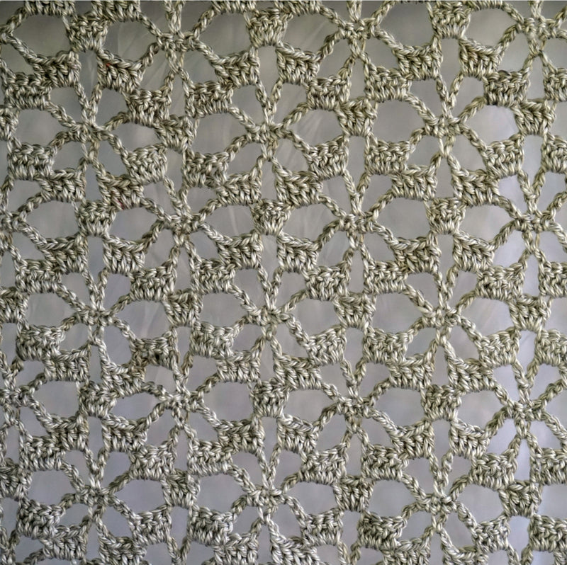 Crochet Kit - Snowflake Lace Throw
