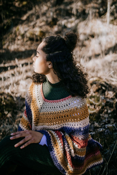 Crochet Kit - Wasilla Poncho (Adult) – Lion Brand Yarn