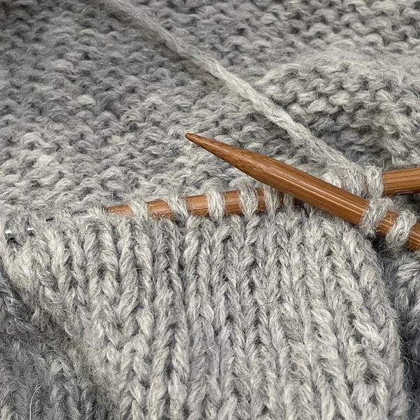 Snowbird Waffle-Knit Scarf: Free Knitting Pattern - One Dog Woof