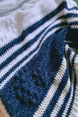 Striped baby blanket thumbnail