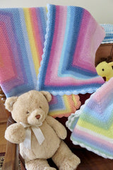 self-striping baby blanket thumbnail