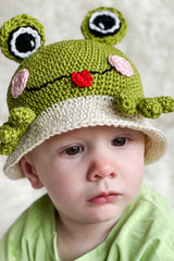 Crochet Hat Worn By A Baby thumbnail