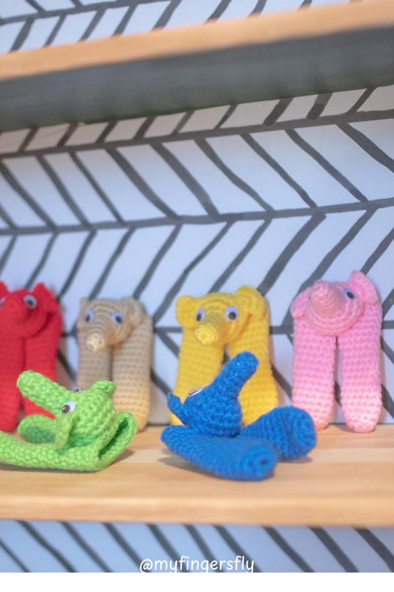 Elephant finger puppet LB (3)