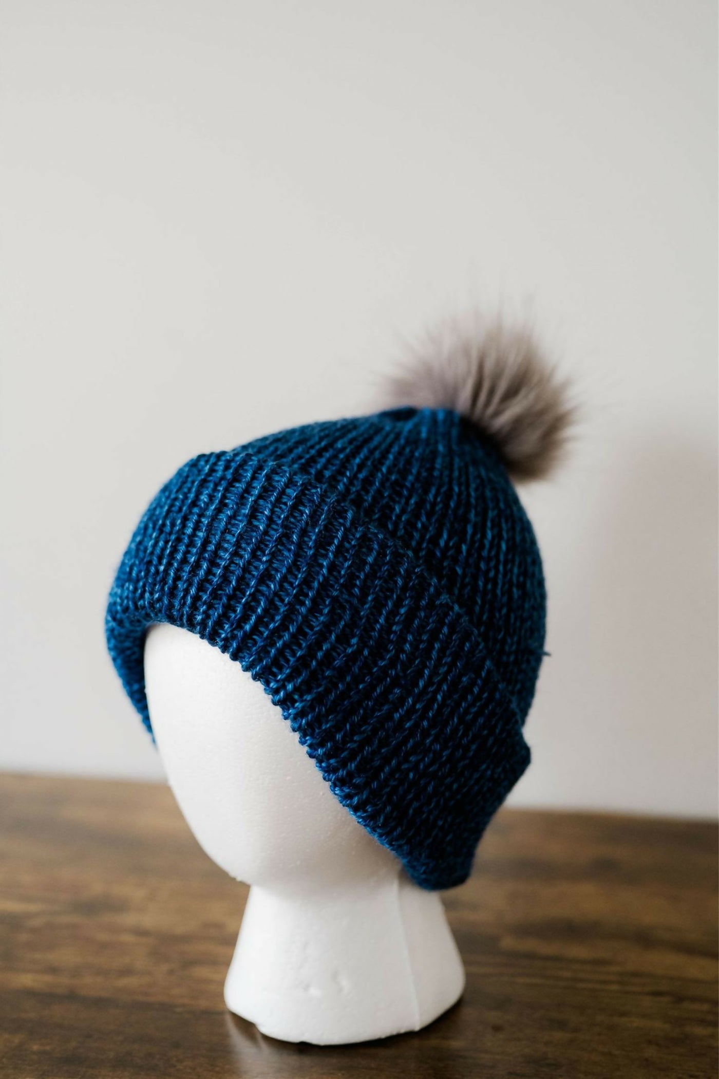 Ladies/Teen Winter Hat With Optional Pom Pom (Circular  display picture 2