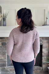 Crochet Sweater Worn By A Woman thumbnail