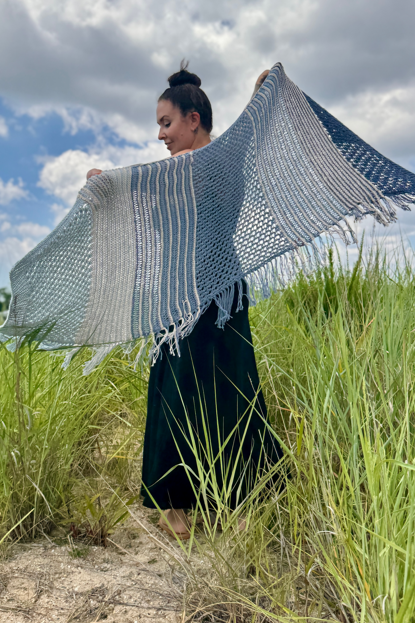 Coastal Drift Wrap (Knit) – Lion Brand Yarn
