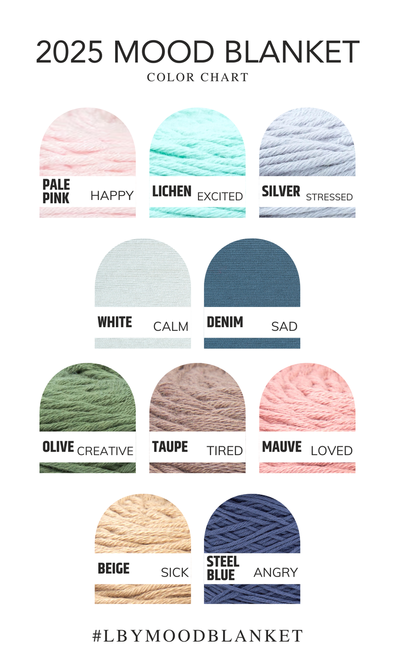Crochet Mood Blanket 2025 Lion Brand Yarn