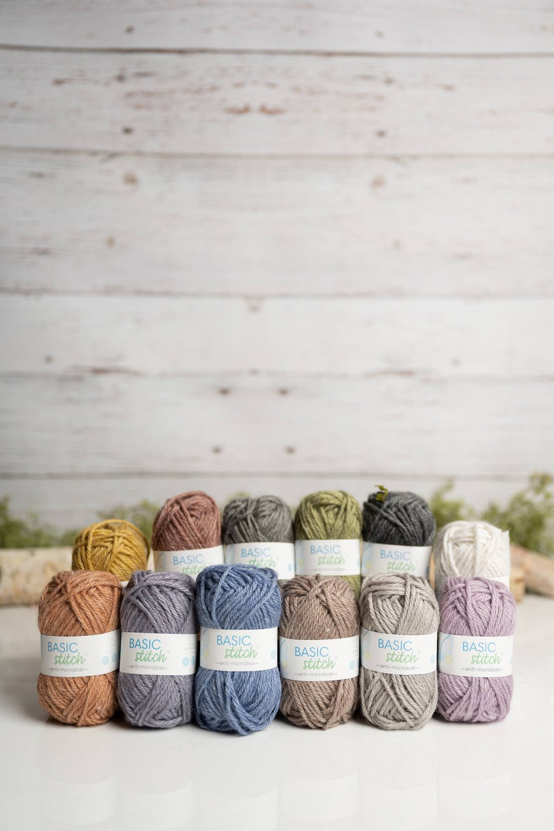 Basic Stitch Anti-Microbial Yarn Minis (Assorted 12 Pack)