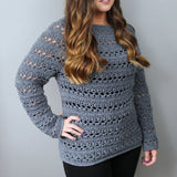 Crochet Sweater Worn By A Woman thumbnail