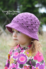 Crochet Hat Worn By A Child thumbnail