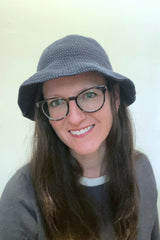 Crochet Bucket Hat Worn By A Woman thumbnail