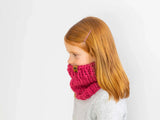 Knitted Cowl Worn By A Girl thumbnail