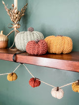 Crochet Mini Pumpkin Garland (Crochet) thumbnail