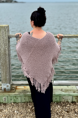 Knit poncho thumbnail