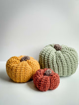 Rustic Chunky Pumpkins (Crochet) thumbnail