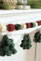 LBY096 Crochet Christmas Tree Garland - 2 thumbnail