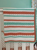 striped baby blanket thumbnail