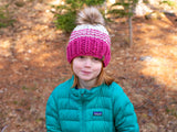 Knitted Hat Worn By A Girl thumbnail